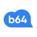 b64 logo
